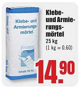 Klebe- und Armierungs-mörtel 25 kg