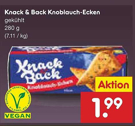 Knack & Back Knoblauch-Ecken 280 g