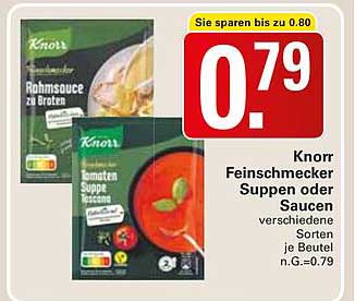 Knorr Feinschmecker Suppen oder Saucen