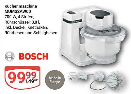 Küchenmaschine MUMS2AW00 von Bosch