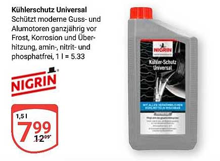 Kühlerschutz Universal von Nigrin
