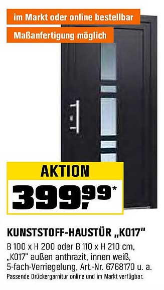 Kunststoff-Haustür "K017"