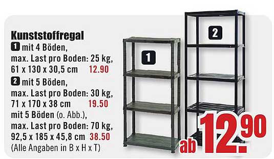 Kunststoffregal - Praktisch und vielseitig für jeden Haushalt