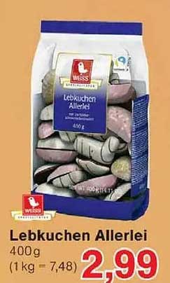Lebkuchen Allerlei 400g