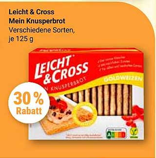 Leicht & Cross Mein Knusperbrot - Verschiedene Sorten, je 125 g