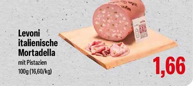 Levoni italienische Mortadella mit Pistazien