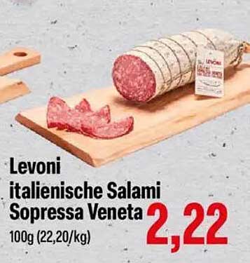 Levoni italienische Salami Sopressa Veneta