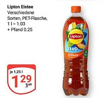 Lipton Eistee - Verschiedene Sorten, PET-Flasche