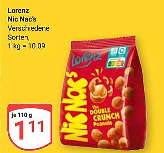 Lorenz Nic Nac's Verschiedene Sorten 110 g