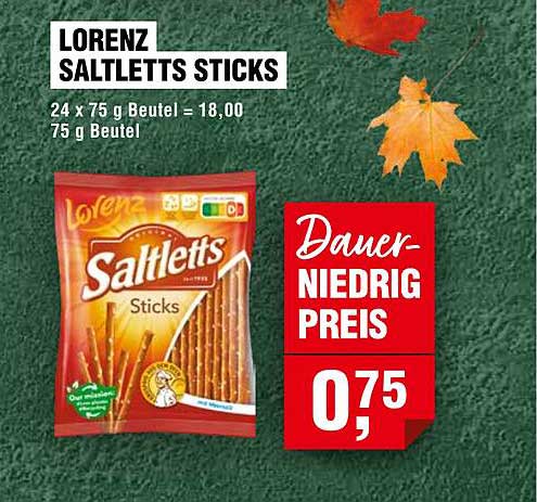 Lorenz Saltletts Sticks 24 x 75 g