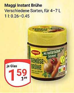 Maggi Instant Brühe - Verschiedene Sorten