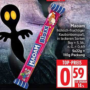 Maoam fröhlich-fruchtiger Kaubonbonspaß in leckeren Sorten