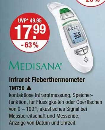 Medisana Infrarot Fieberthermometer TM750
