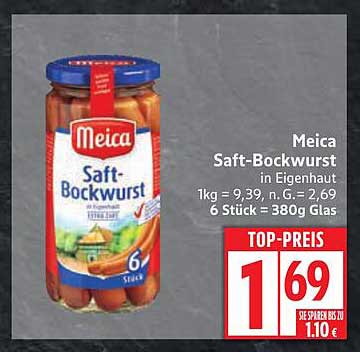 Meica Saft-Bockwurst in Eigenhaut