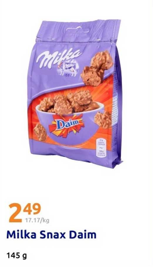 Milka Snax Daim 145 g