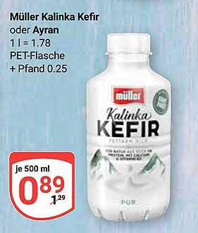 Müller Kalinka Kefir oder Ayran 500 ml