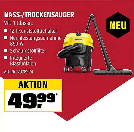 NASS-/TROCKENSAUGER WD 1 Classic
