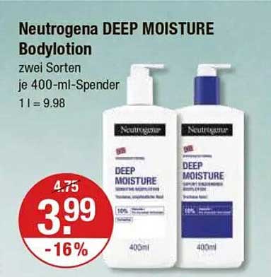 Neutrogena DEEP MOISTURE Bodylotion