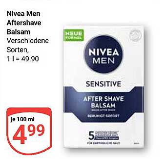 Nivea Men Aftershave Balsam - Sensitive