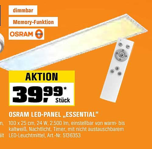 OSRAM LED-PANEL „ESSENTIAL“