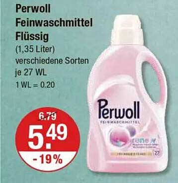 Perwoll Feinwaschmittel Flüssig (1,35 Liter) - verschiedene Sorten je 27 WL