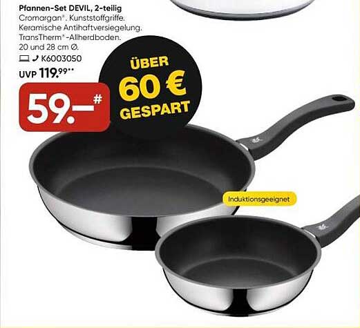 Pfannen-Set DEVIL, 2-teilig