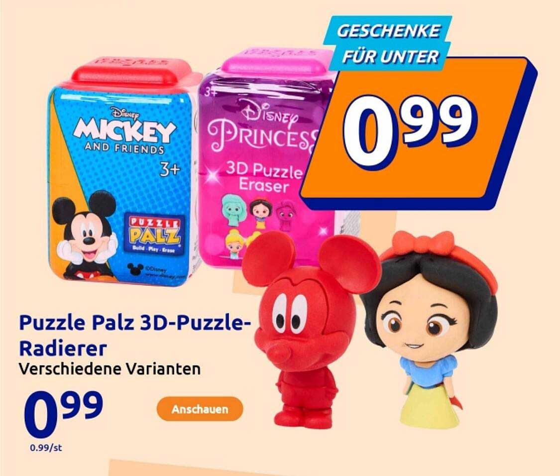 Puzzle Palz 3D-Puzzle-Radierer - Verschiedene Varianten