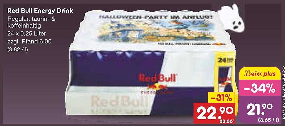 Red Bull Energy Drink 24 x 0,25 Liter