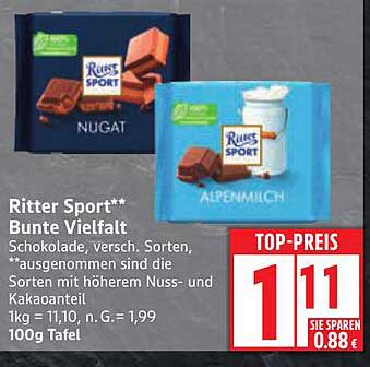 Ritter Sport** Bunte Vielfalt