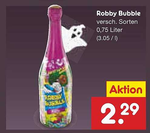 Robby Bubble - verschiedene Sorten 0,75 Liter