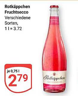 Rotkäppchen Fruchtsecco - Verschiedene Sorten