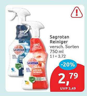 Sagrotan Reiniger versch. Sorten 750 ml - Jetzt zum besten Preis!