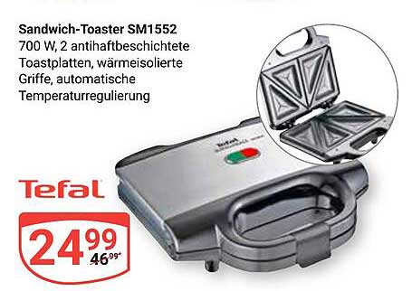 Sandwich-Toaster SM1552 von Tefal