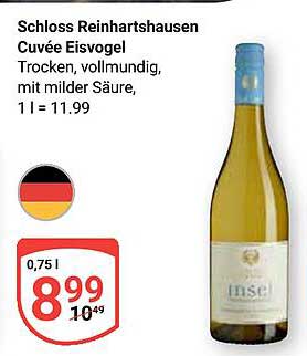 Schloss Reinhartshausen Cuvée Eisvogel, trocken, 0,75 l