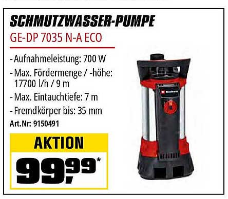 SCHMUTZWASSER-PUMPE GE-DP 7035 N-A ECO