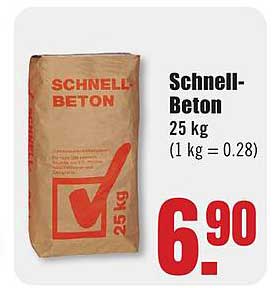 Schnell-Beton 25 kg