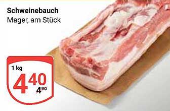 Schweinebauch Magert, am Stück
