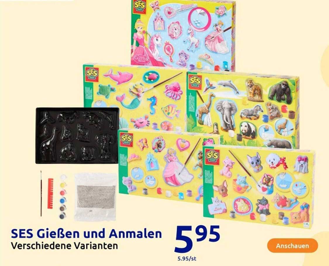 SES Gießen und Anmalen - Verschiedene Varianten