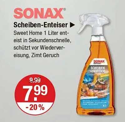 SONAX Scheiben-Enteiser Sweet Home 1 Liter