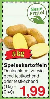 Speisekartoffeln 5 kg - Neue Ernte!