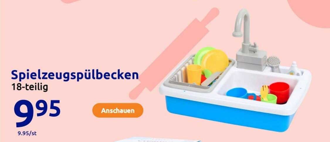 Spielzeugspülbecken 18-teilig