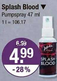 Splash Blood Pumpspray 47 ml