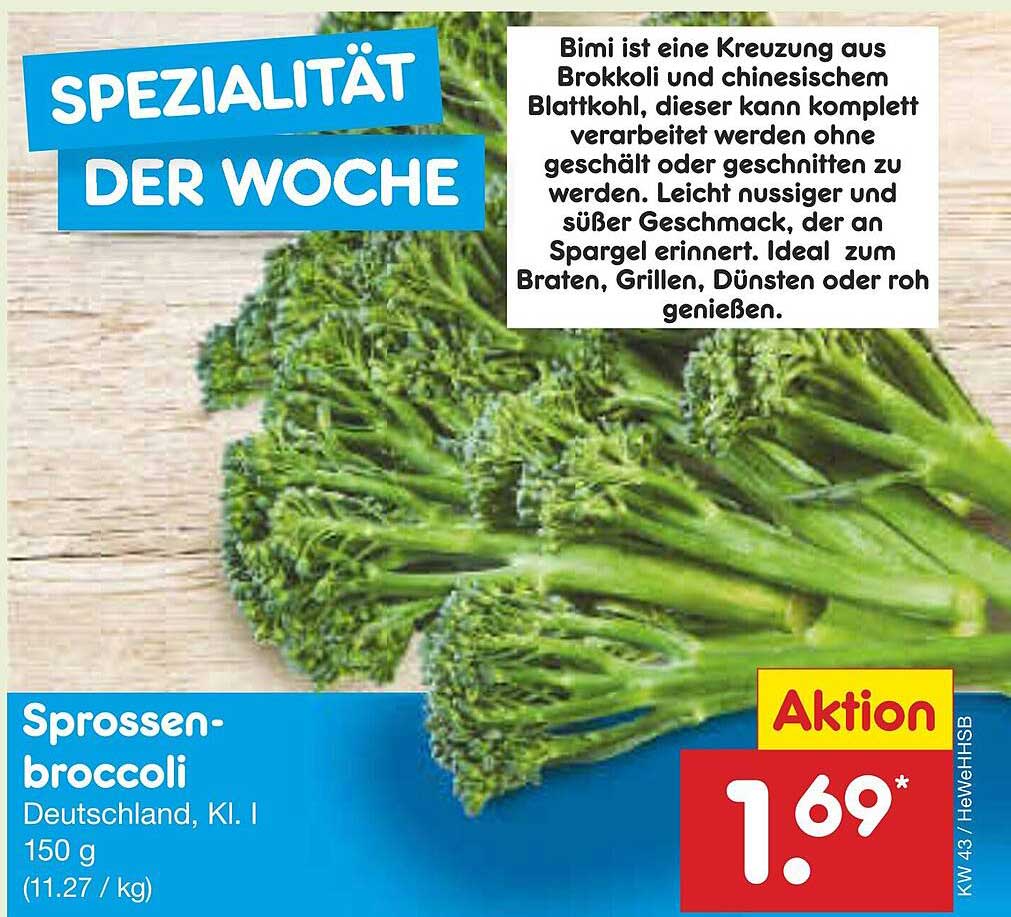 Sprossenbroccoli 150 g - Spezialität der Woche