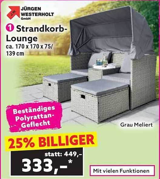 Strandkorb-Lounge