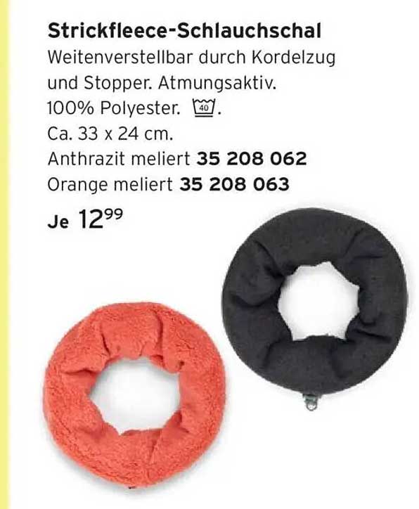 Strickfleece-Schlauchschal
