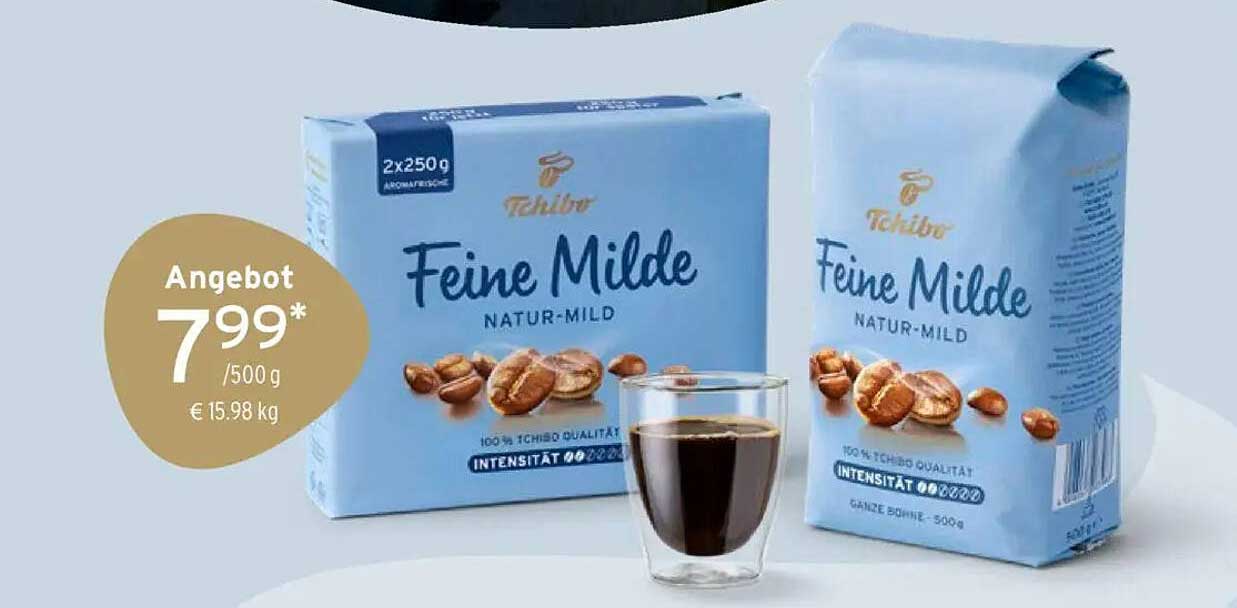 Tchibo Feine Milde Natur-Mild Kaffee 2x250g