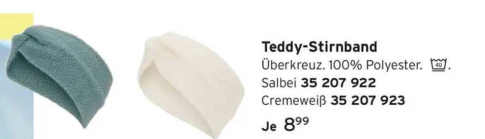 Teddy-Stirnband