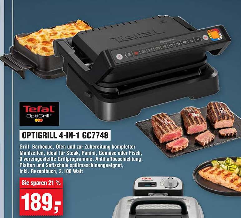 Tefal Optigrill 4-in-1 GC7748