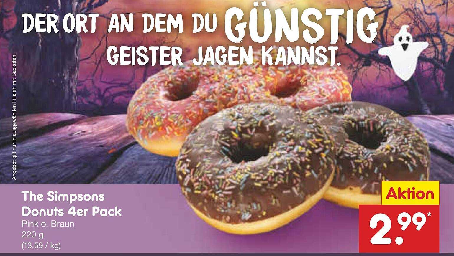 The Simpsons Donuts 4er Pack