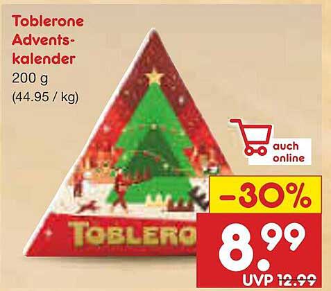 Toblerone Adventskalender 200 g